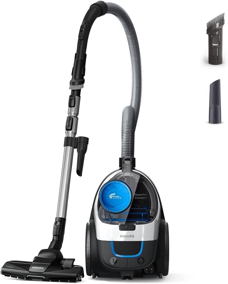 PHILIPS Aspirapolvere senza Sacco PowerPro Compact, PowerCyclone 5, 900W