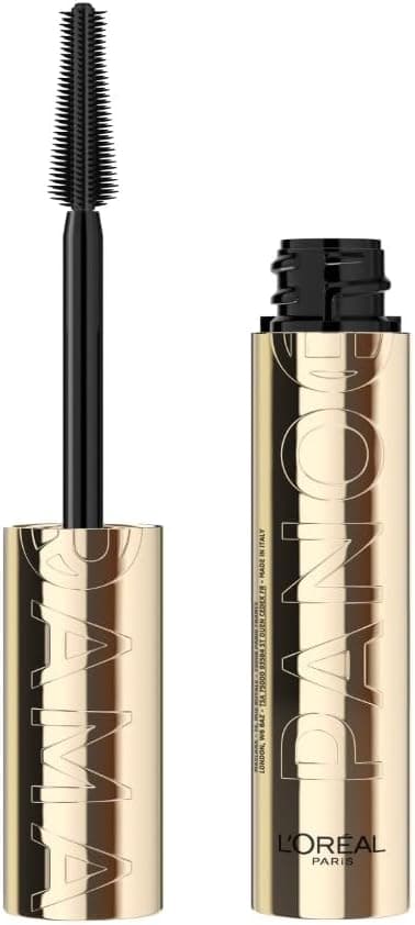 L'Oréal Paris Mascara Volumizzante, Ciglia a Ventaglio, Sguardo più Ampio, Adatto a Occhi Sensibili, Arricchito con 5% Stretchflex Complex, Senza Grumi, Panorama by Volume Million Lashes, Colore: Nero