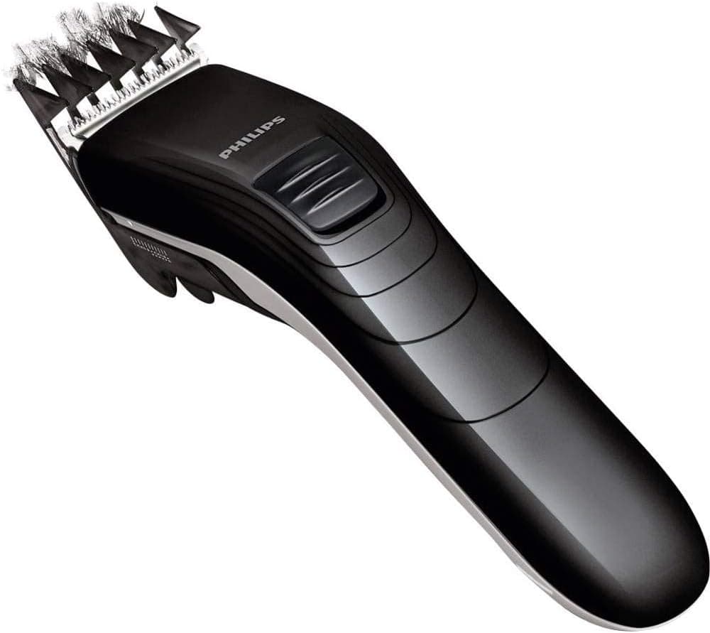 PHILIPS Hair Clipper Regolacapelli Con 11 Impostazioni Di Lunghezza, Con Cavo, Modello Qc5115/15, Nero