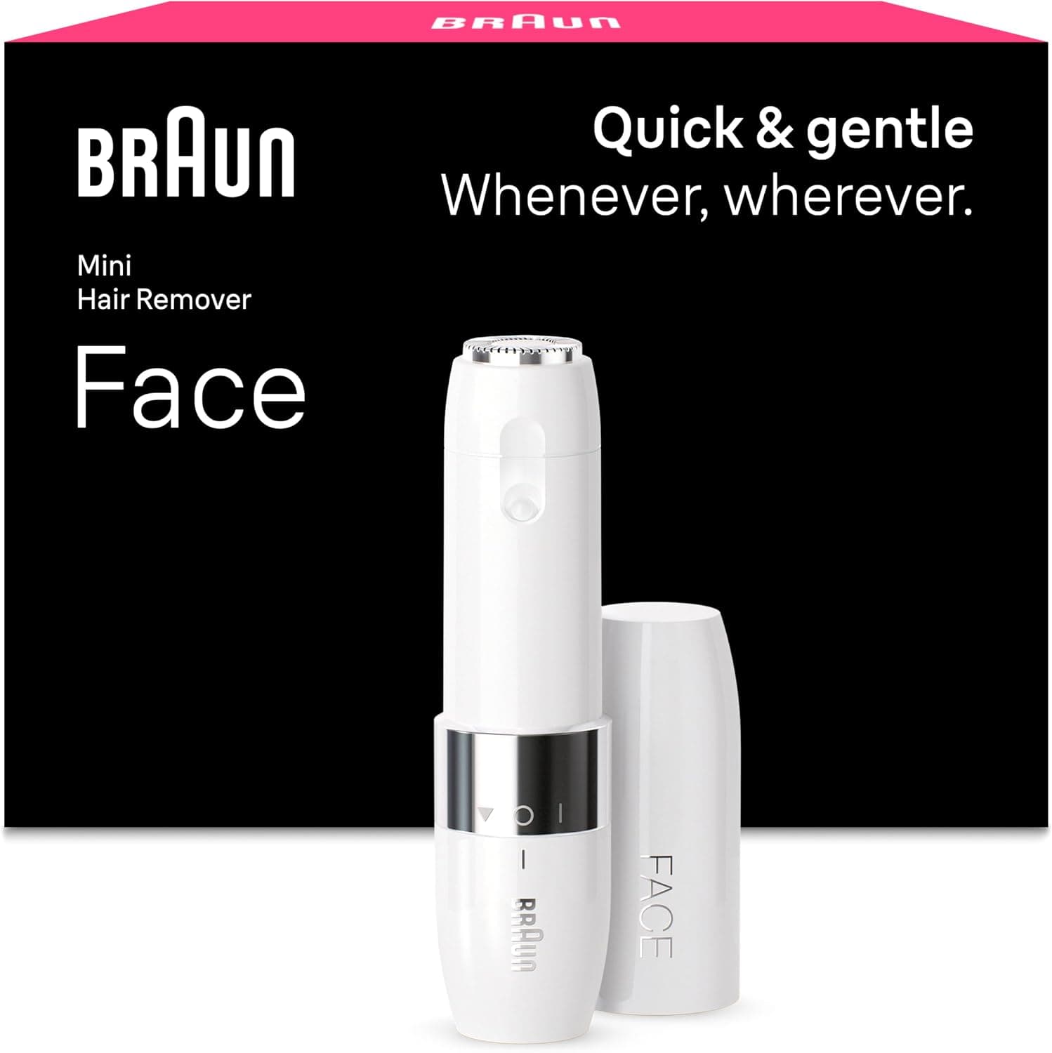 Braun Face Epilatore Viso Donna con Rifinitore di Precisione, FS1000 Bianco