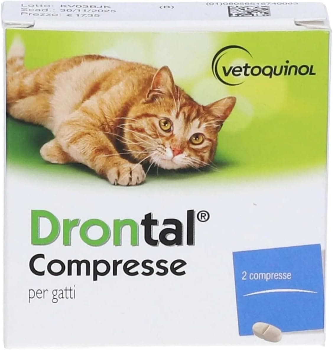 Drontal Gatto 230mg 2 Compresse