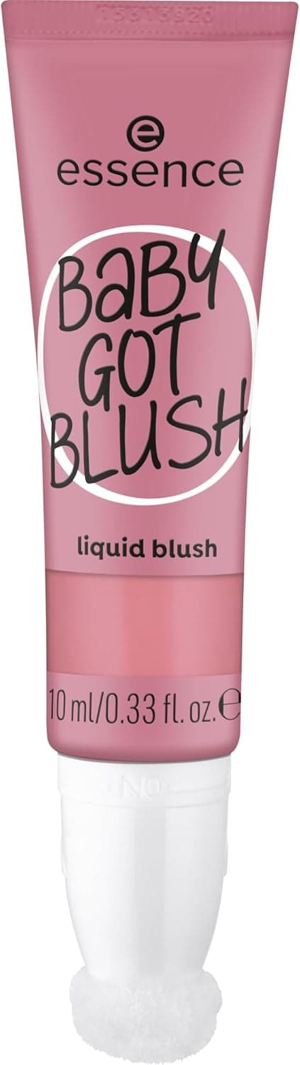 Essence Baby GOT BLUSH - Fard liquido, n. 30, colore rosso, risultato espresso, ad asciugatura rapida, naturale, vegano, privo di parabeni e di particelle di microplastica, confezione da 10 ml
