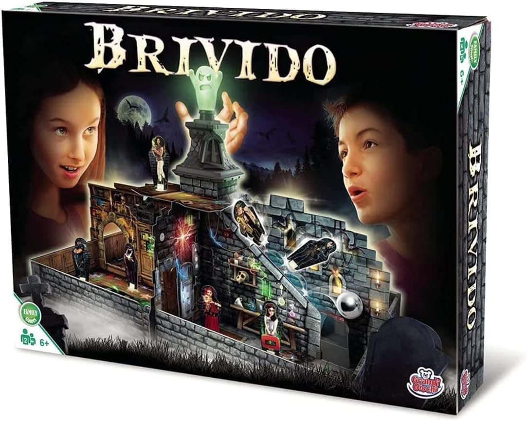 Giochi Preziosi - Brivido, Gioco Da Tavolo, Horror Fantasy, Insidie E Tranelli, Divertimento In Famiglia E Con Amici Dai 6 anni, Da 2 A 6 Giocatori
