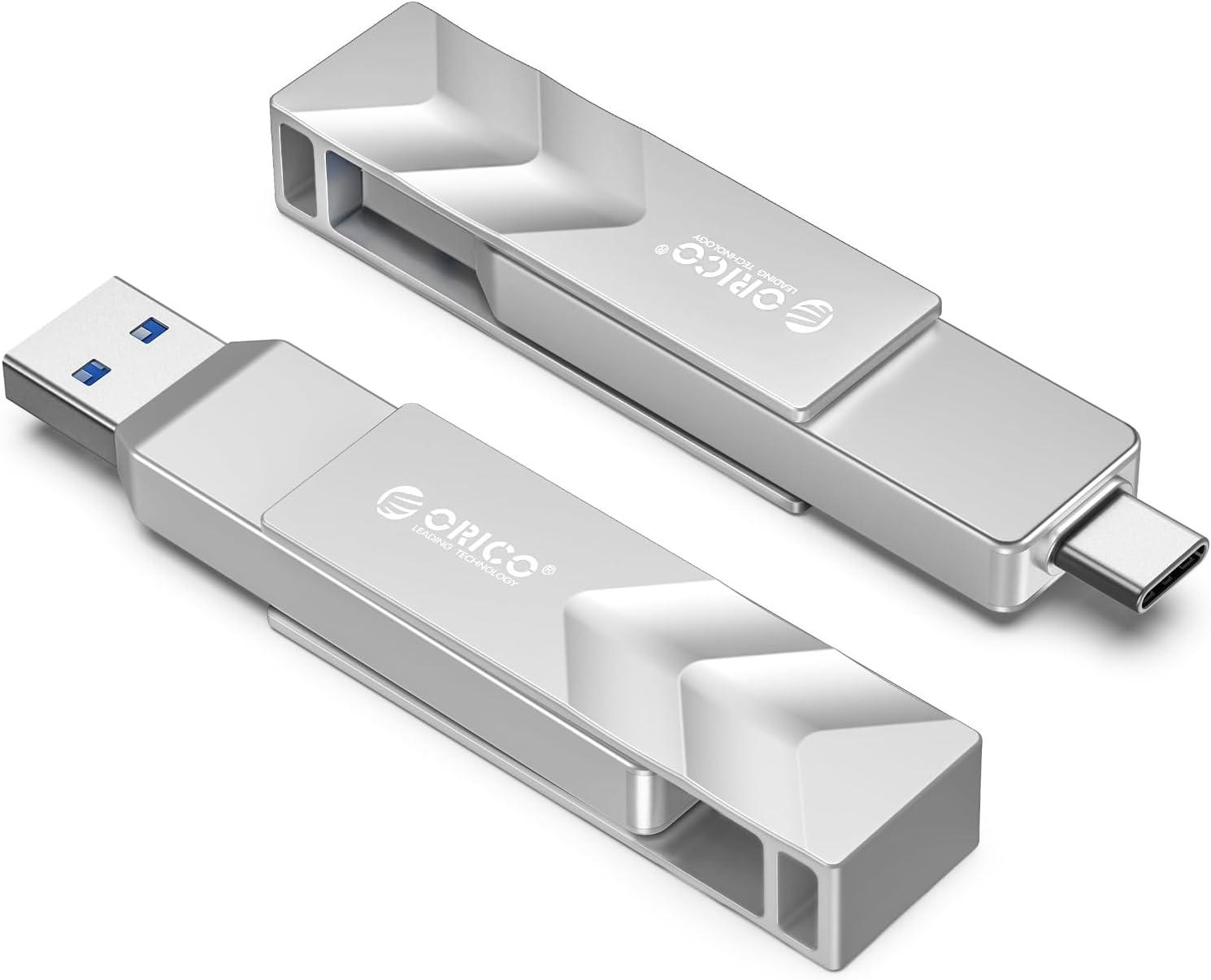ORICO SSD Esterno Dual Drive 512GB, Lettura max 1050 MB/s, USB 3.2 Gen 2