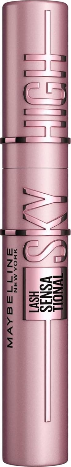 Maybelline New York Mascara Ciglia Sensazionali Sky High, Volume Intenso e Lunghezza Senza Limiti, Ciglia Leggere, Definisce, Incurva e Moltiplica, Volumizzante e Allungante, Nero, 7,2 ml