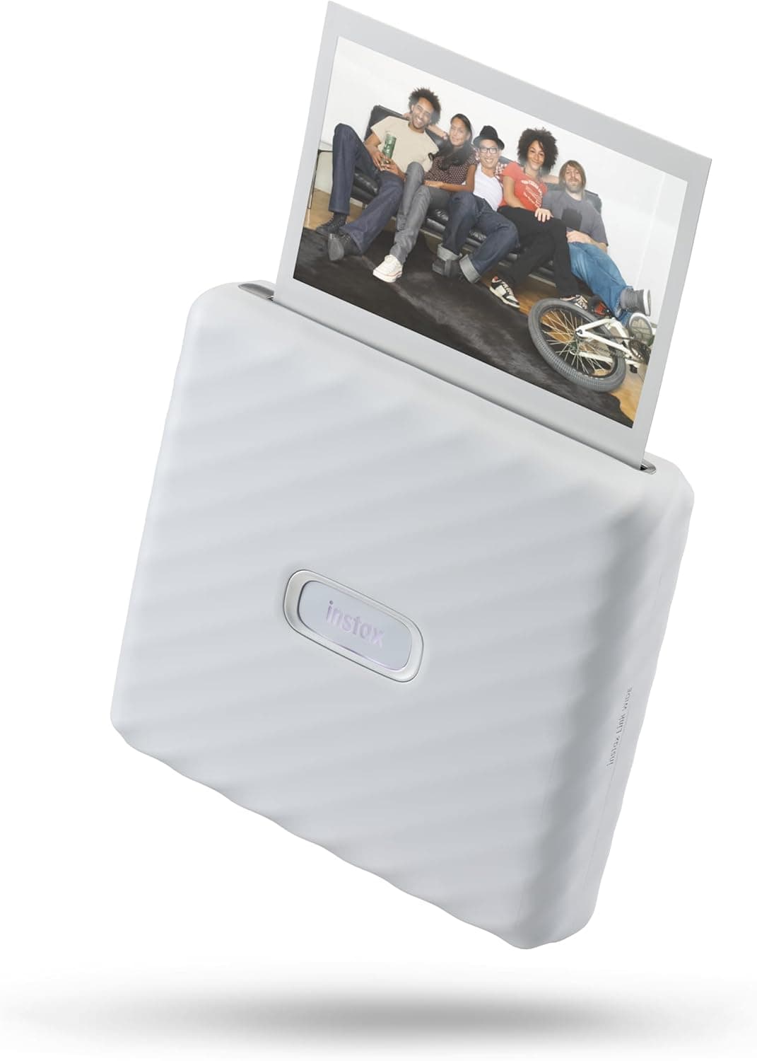 Fujifilm instax Link WIDE Ash White, Stampante Compatta per Smartphone