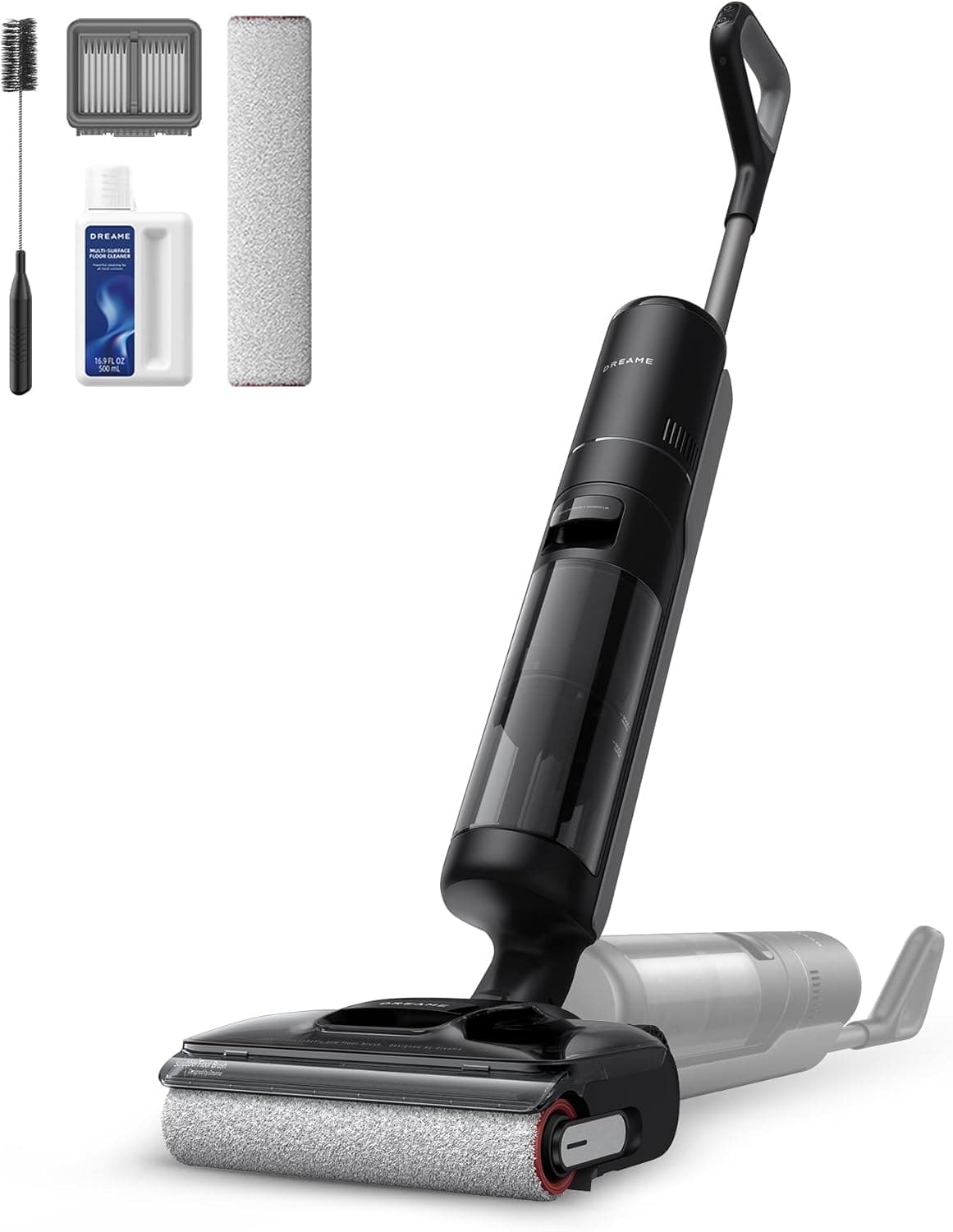 dreame H12 Pro FlexReach Aspirapolvere Lavapavimenti, Design Piatto a 180°