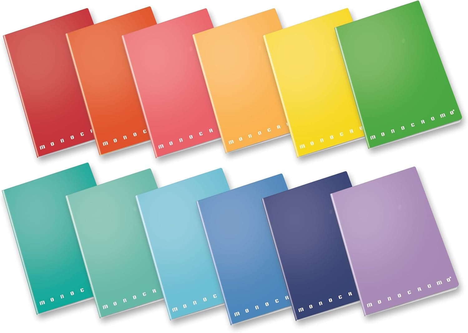 Pigna - Confezione 10 Quaderno Maxi A4 MONOCROMO THE ORIGINAL,5M