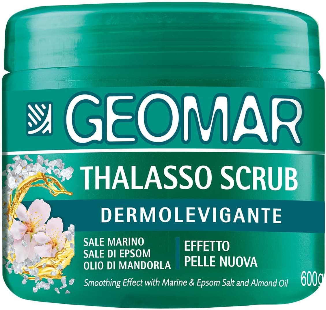 GEOMAR | Thalasso Scrub Corpo Dermolevigante, Effetto Pelle Nuova, 600 g
