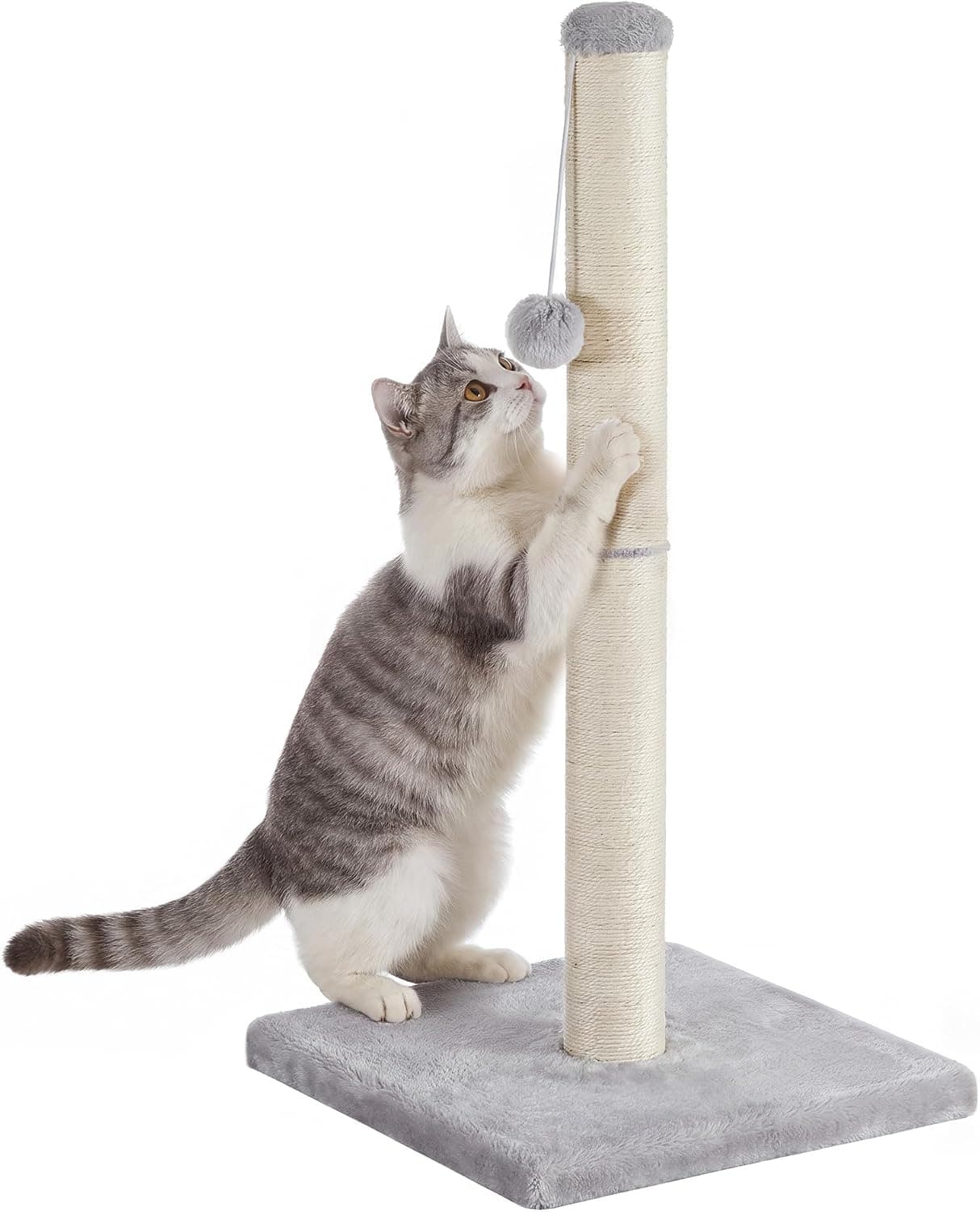 Feandrea Tiragraffi per Gatti, Colonna in Sisal Naturale, 40 x 40 x 84 cm