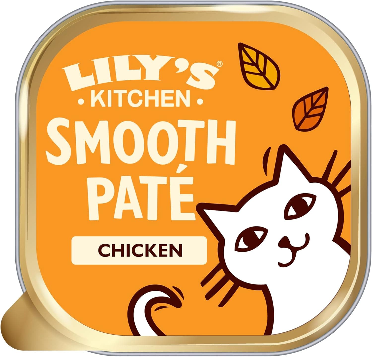 Lily's Kitchen Vaschetta di paté naturale per gatti adulti, con pollo, ricetta senza cereali (19 x 85g vaschette)