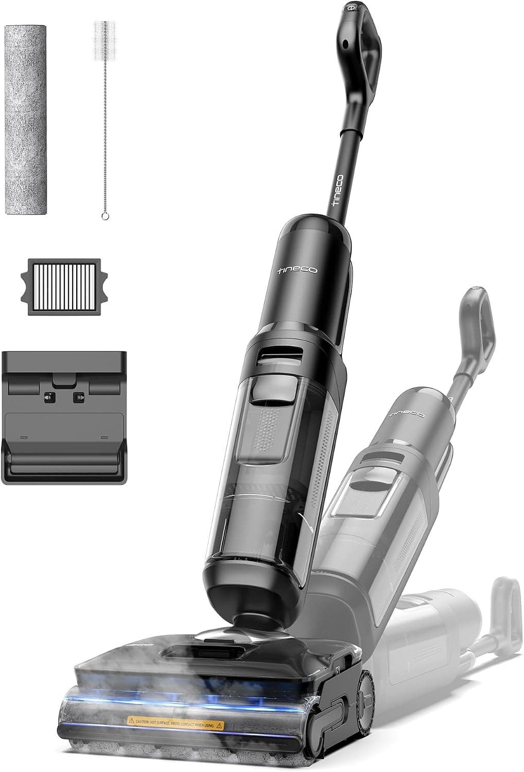 Tineco Floor ONE S7 Stretch Steam Lavapavimenti a Vapore Senza Fili
