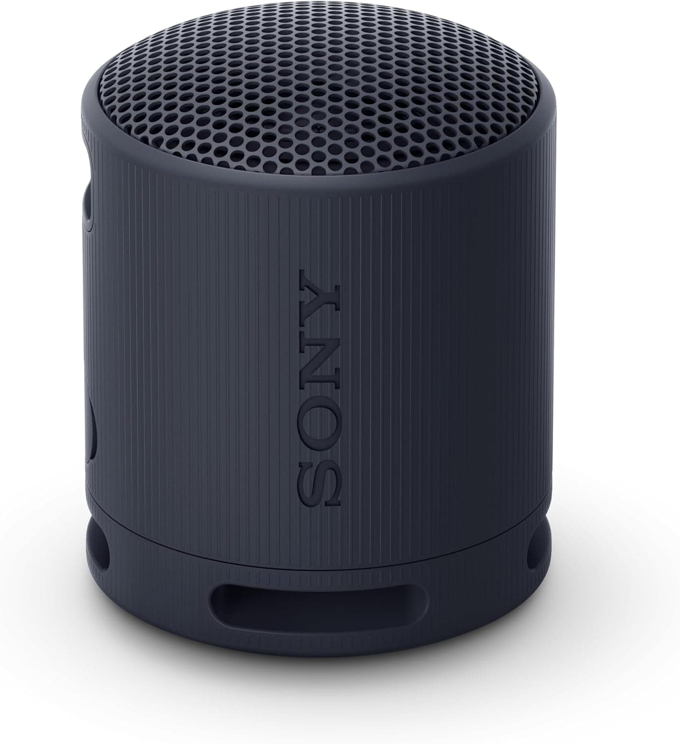 Sony SRS-XB100 - Speaker Wireless Bluetooth, Portatile, Leggero, Compatto, da Esterno, da Viaggio, IP67 Resistente Acqua e Polvere, Cinturino Versatile, Chiamate in Vivavoce - Nero