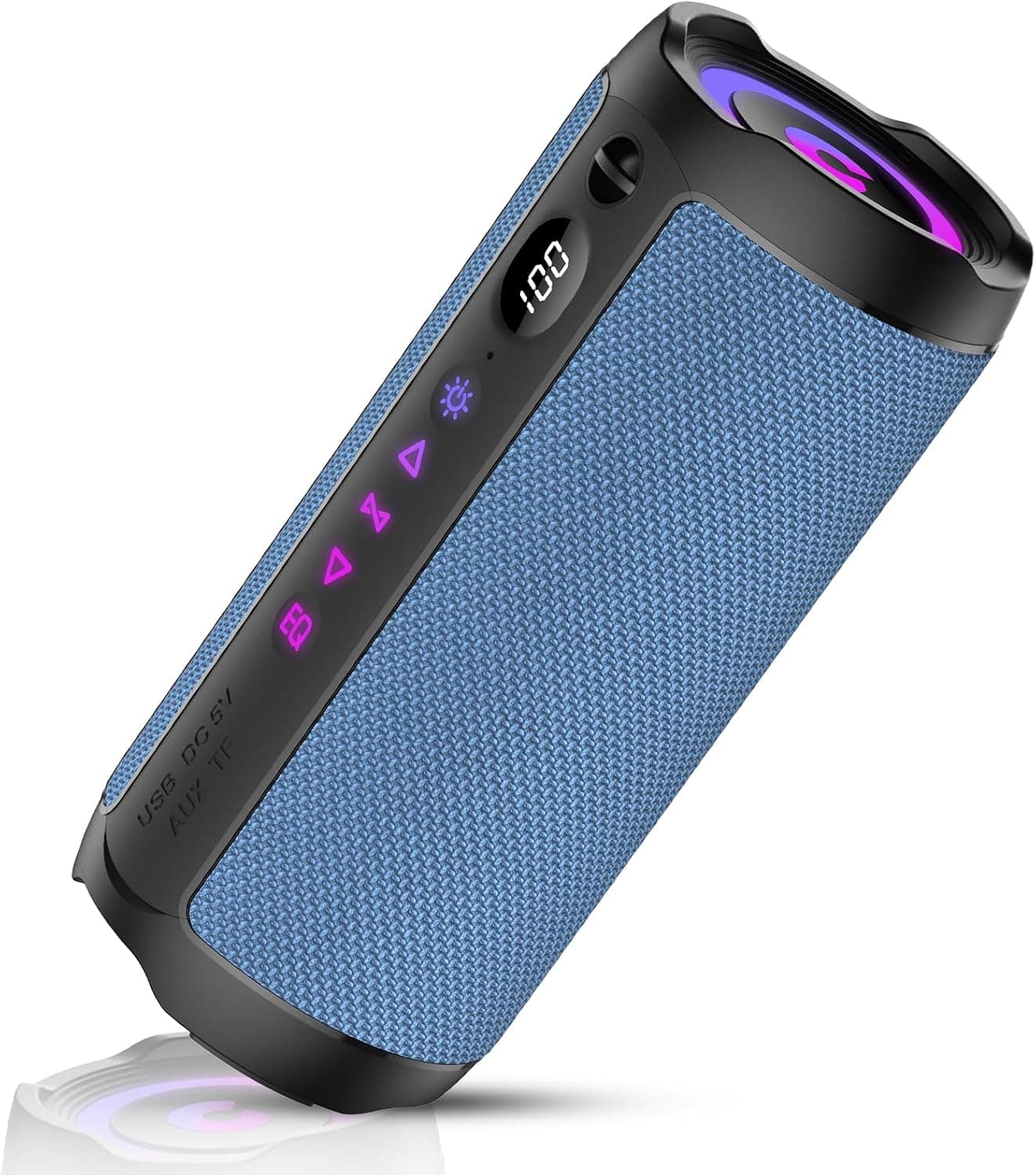 Cassa Bluetooth Portatile 25W, Potente Altoparlante Bluetooth, Doppio Basso Driver, 25 Ore di Autonomia, TWS Accoppiamento, RGB, IPX7 Impermeabile, AUX, TF,USB,Ideale Attività All'aperto/Feste/Viaggi