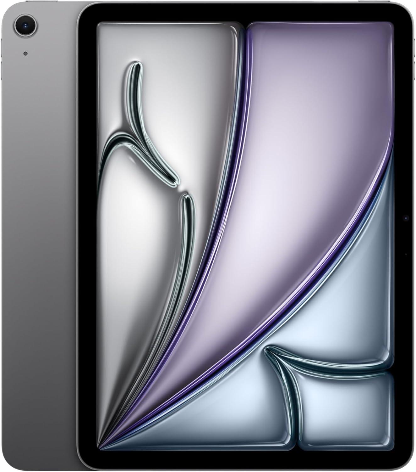 Apple iPad Air 11'' (M4): display Liquid Retina, 128 GB, fotocamera frontale e posteriore da 12MP, Wi-Fi 7 con chip Apple N1 – Grigio siderale