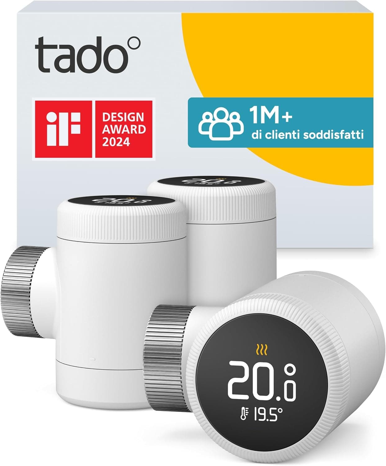 tado° Termostato Intelligente X – Trio Pack