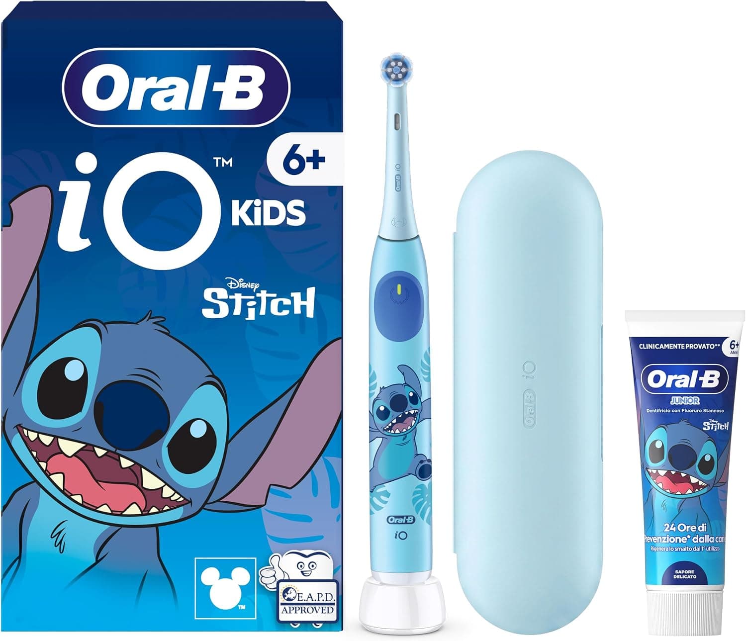 Oral-B Spazzolino Elettrico iO Kids Disney Stitch. 6+