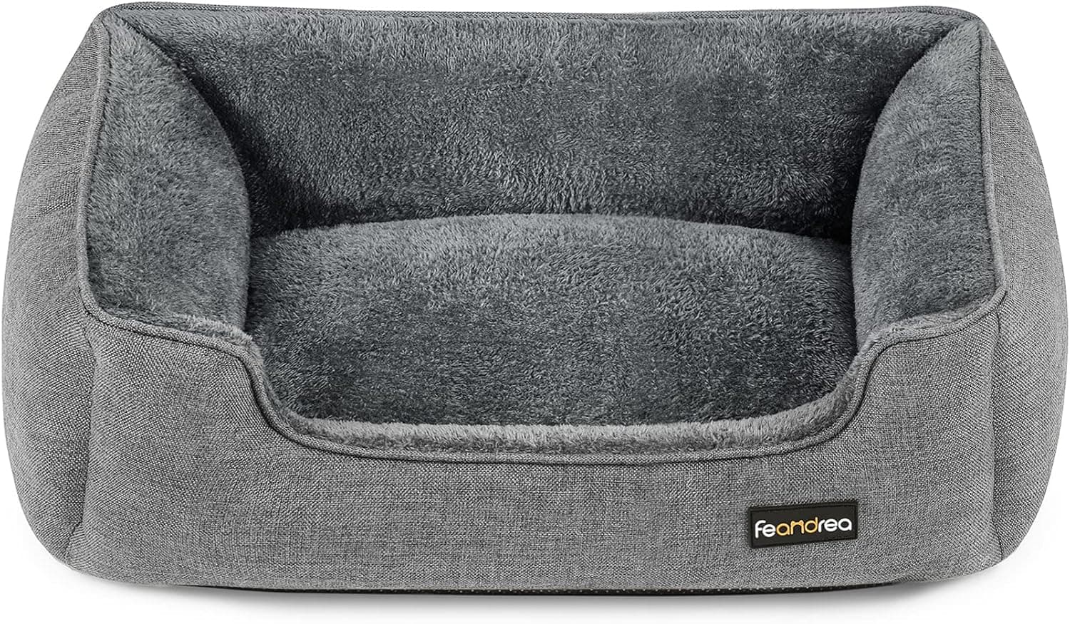 FEANDREA Cuccia per Cani, Bordi Rialzati, 70 x 55 x 21 cm