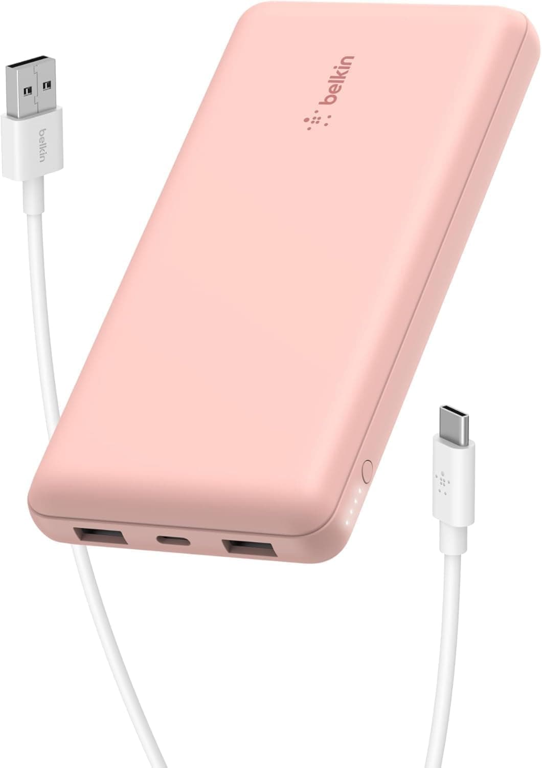 Belkin BoostCharge Power Bank 10000mAh con Porte USB-C e USB-A - Rosa