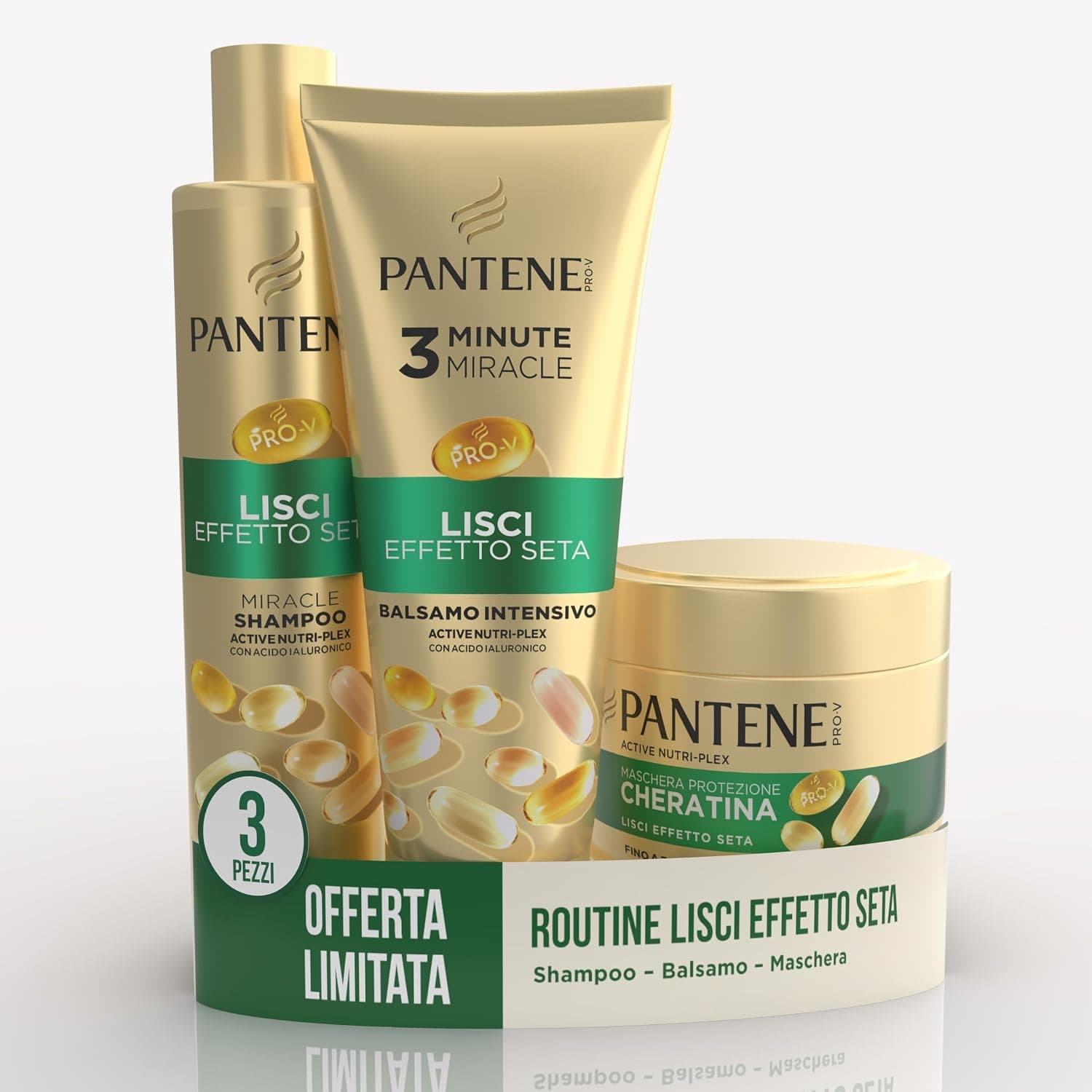 Pantene Shampoo Miracles Lisci Effetto Seta Per Capelli Crespi