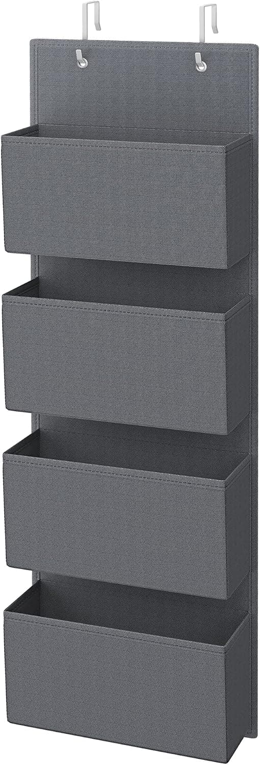 SONGMICS Organizer Armadio da Appendere, 4 Tasche, 12x33,5x100cm